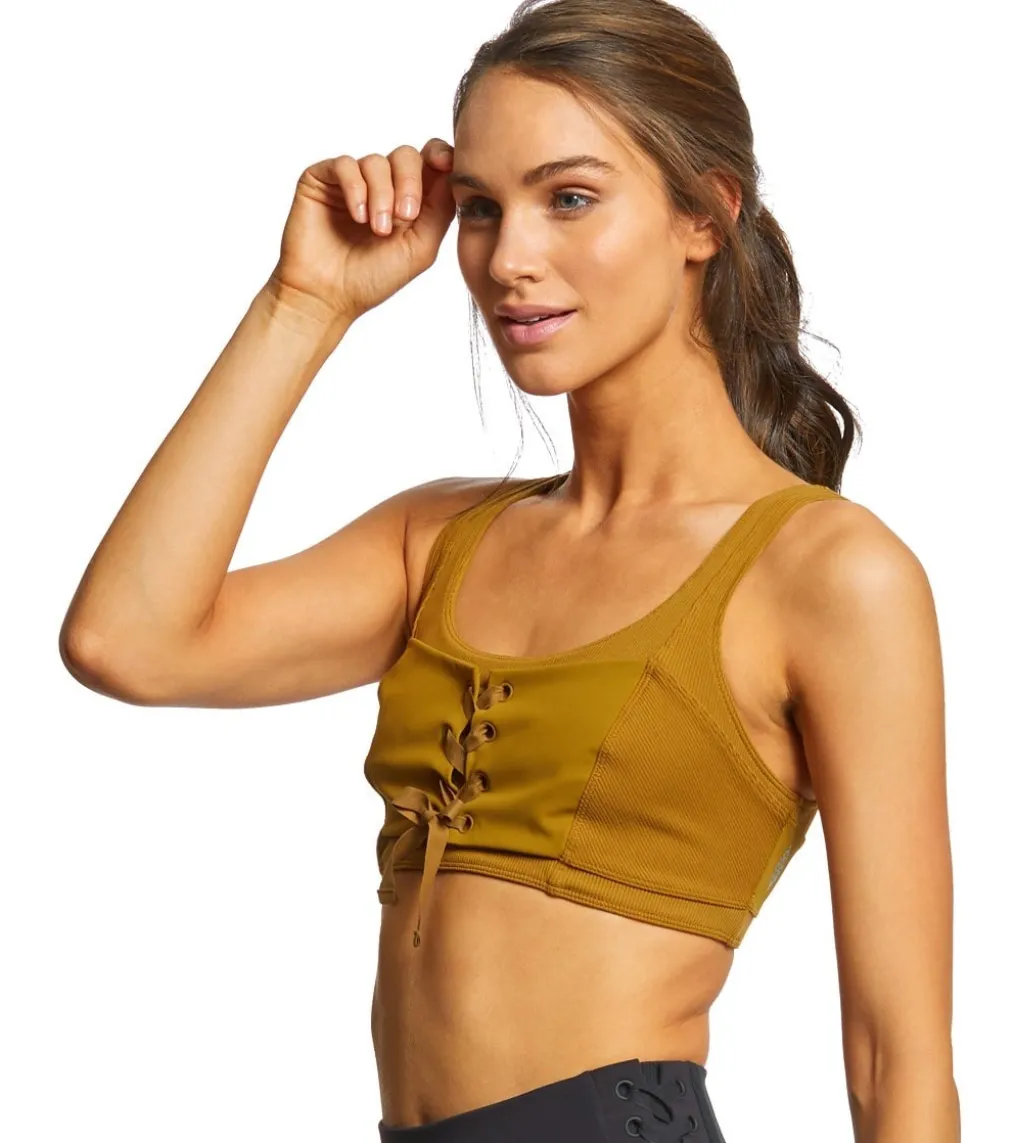 Free People Movement Before You Go Lace Up Bra