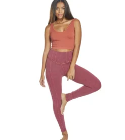 Free People Solid Rib Brami Yoga Crop Top