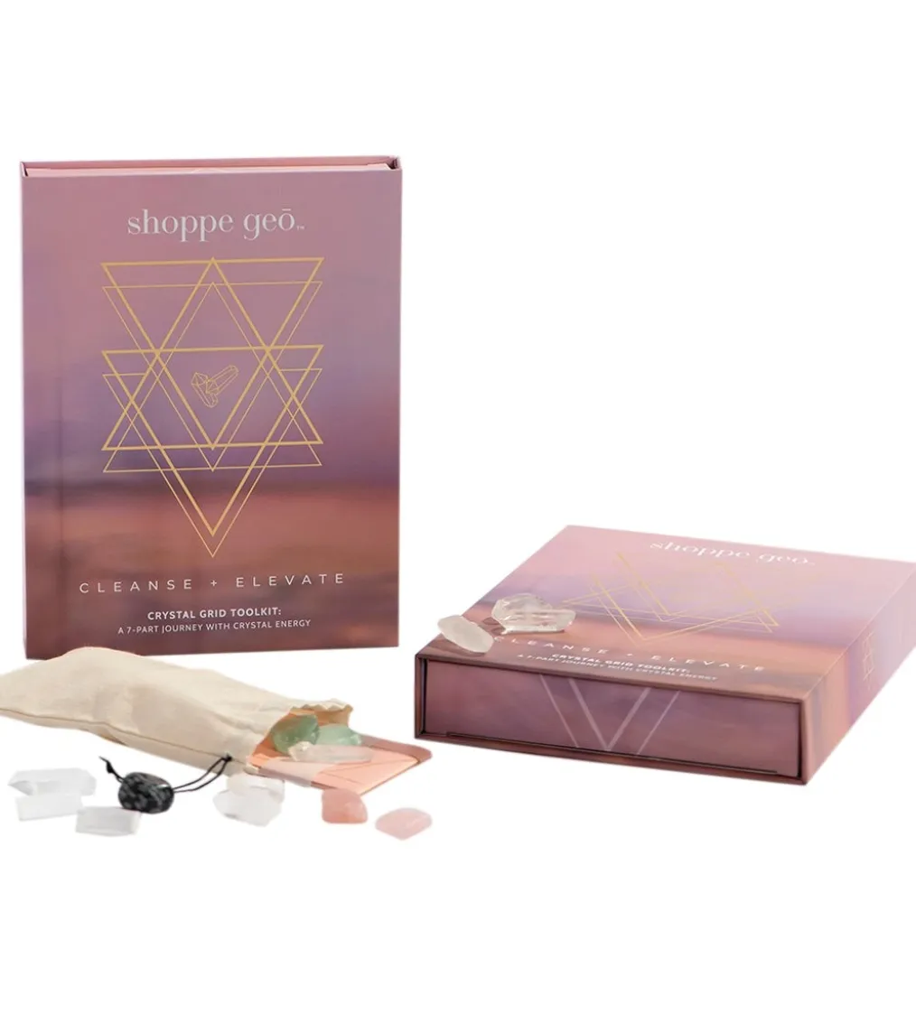 GeoCentral Cleanse + Elevate Crystal Grid Toolkit