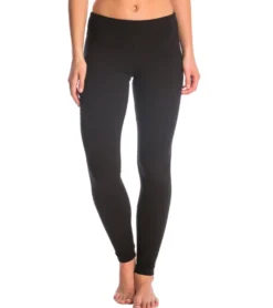 Hard Tail Flat Waist Cotton Ankle Yoga Leggings