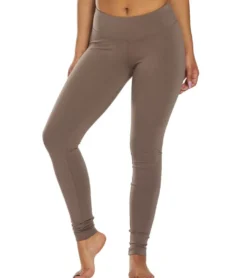 Hard Tail Flat Waist Cotton Ankle Yoga Leggings