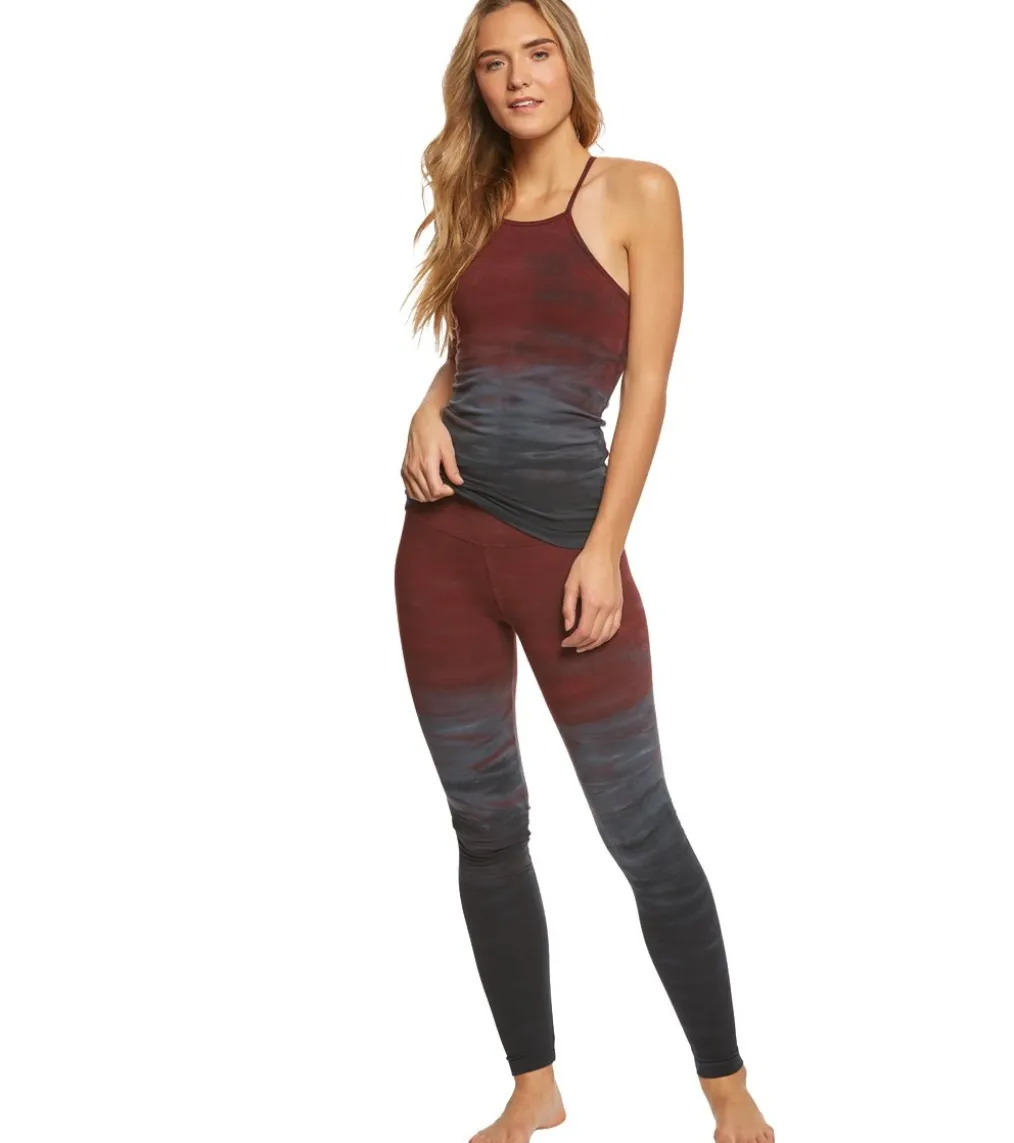 Hard Tail Flat Waist Cotton Ankle Yoga Leggings