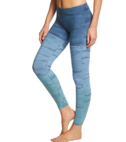 Hard Tail Flat Waist Cotton Ankle Yoga Leggings