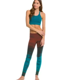 Hard Tail Flat Waist Cotton Ankle Yoga Leggings
