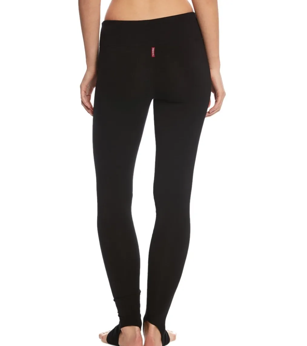 Hard Tail Flat Waist Cotton Stirrup Legging