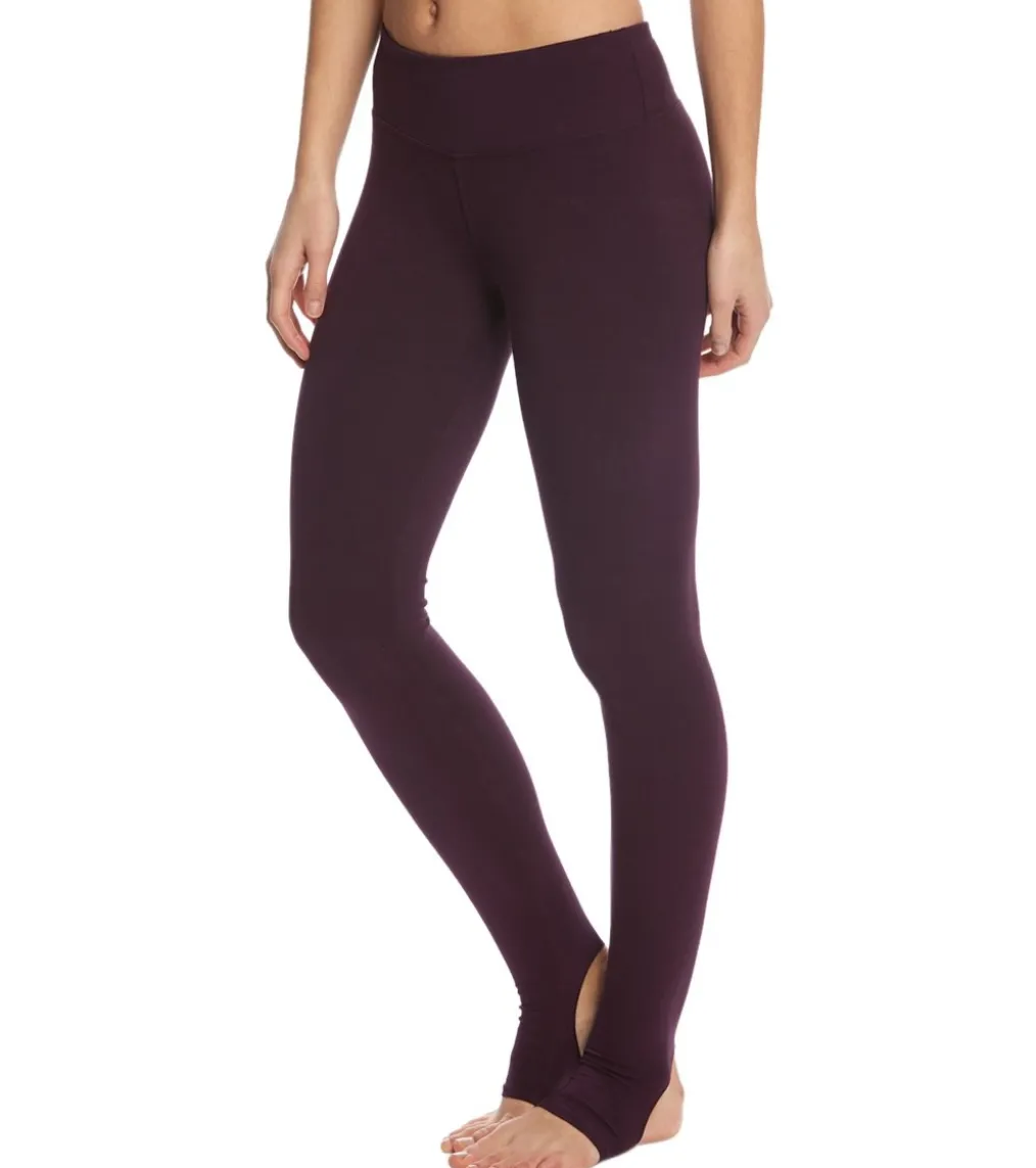Hard Tail Flat Waist Cotton Stirrup Legging