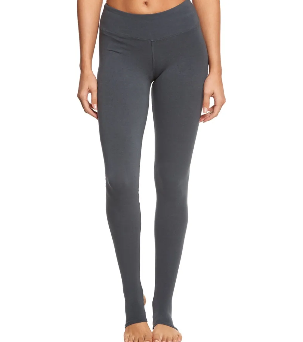 Hard Tail Flat Waist Cotton Stirrup Legging