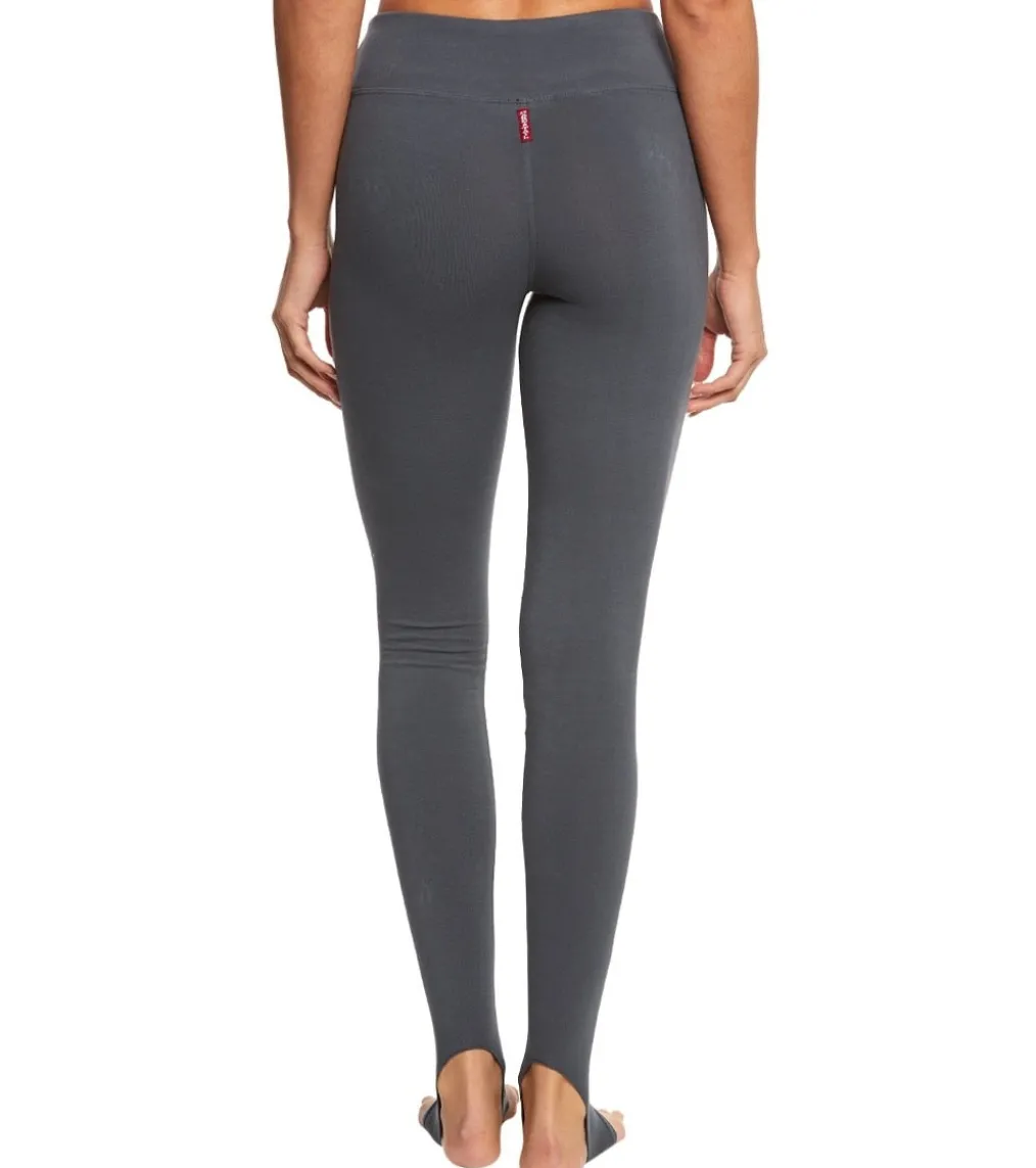 Hard Tail Flat Waist Cotton Stirrup Legging