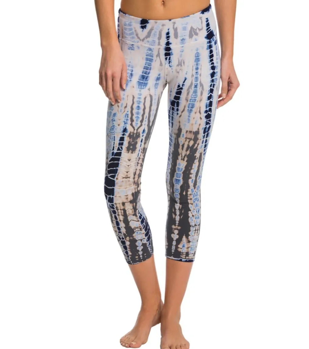 Hard Tail Flat Waisted Cotton Yoga Capris
