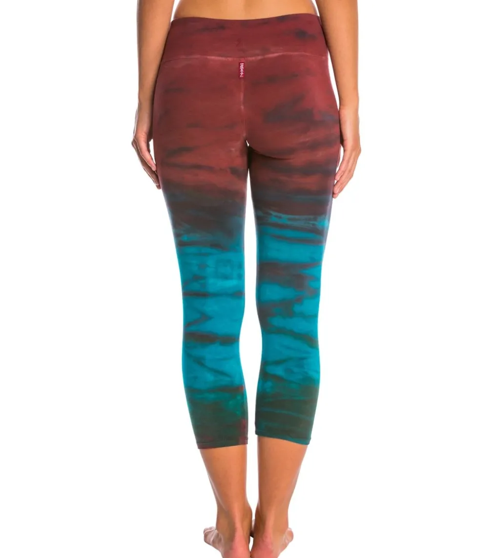 Hard Tail Flat Waisted Cotton Yoga Capris