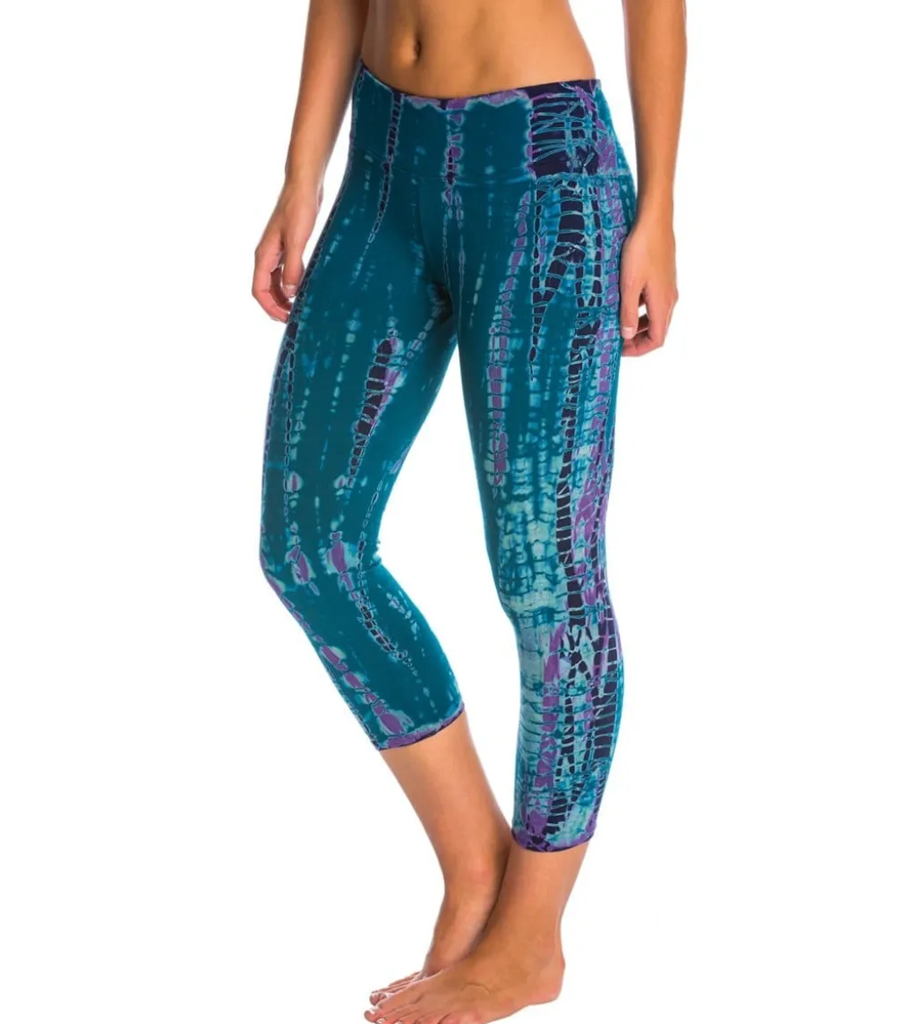 Hard Tail Flat Waisted Cotton Yoga Capris