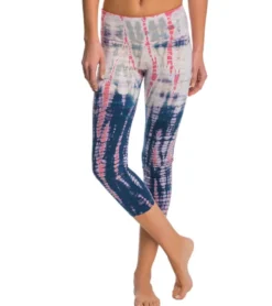 Hard Tail Flat Waisted Cotton Yoga Capris