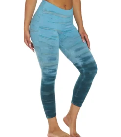 Hard Tail Flat Waisted Cotton Yoga Capris