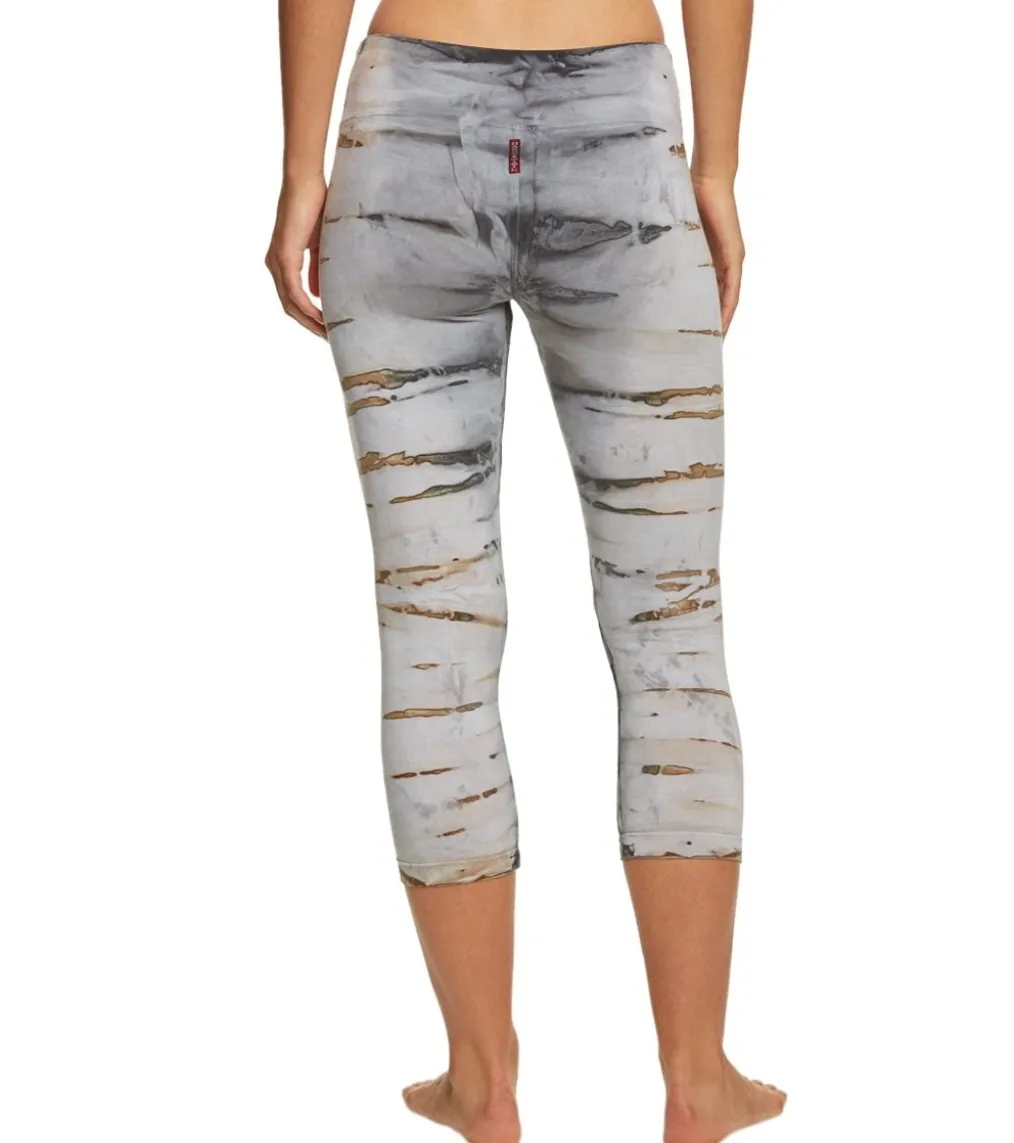 Hard Tail Flat Waisted Cotton Yoga Capris