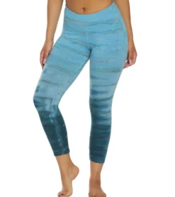 Hard Tail Flat Waisted Cotton Yoga Capris