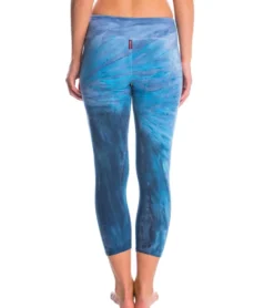 Hard Tail Flat Waisted Cotton Yoga Capris