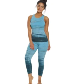 Hard Tail Flat Waisted Cotton Yoga Capris