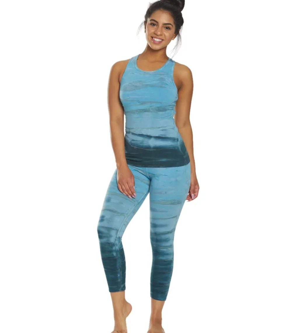 Hard Tail Flat Waisted Cotton Yoga Capris