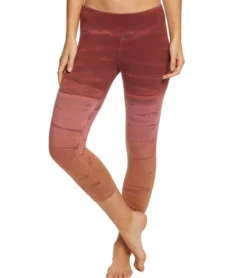 Hard Tail Flat Waisted Cotton Yoga Capris