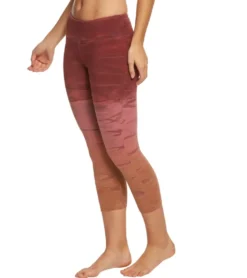 Hard Tail Flat Waisted Cotton Yoga Capris