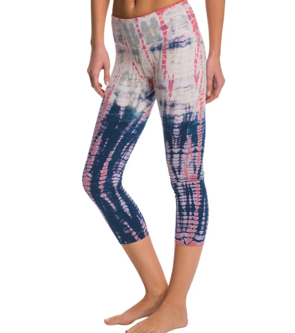 Hard Tail Flat Waisted Cotton Yoga Capris