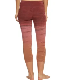 Hard Tail Flat Waisted Cotton Yoga Capris