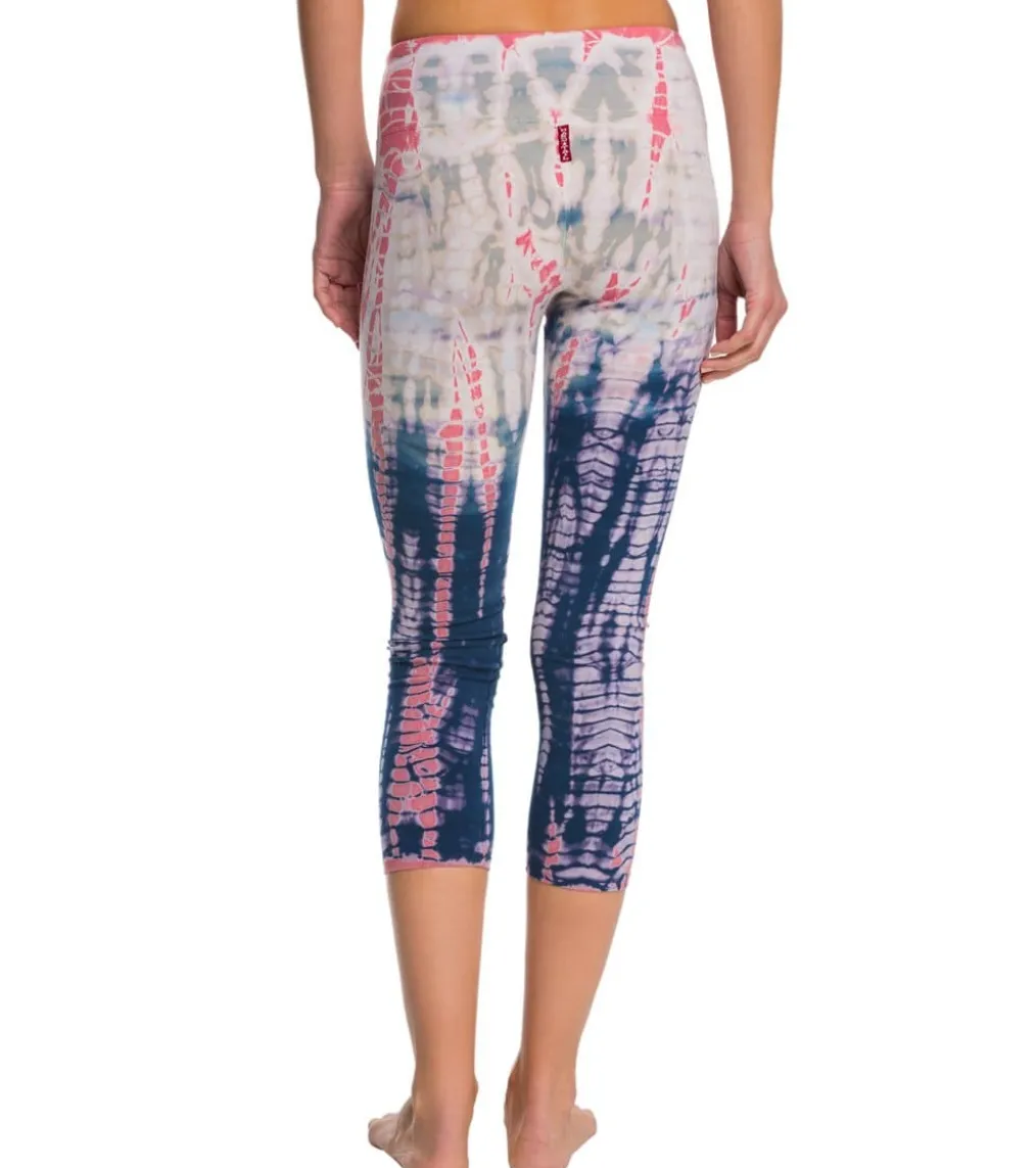 Hard Tail Flat Waisted Cotton Yoga Capris