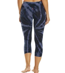 Hard Tail Flat Waisted Cotton Yoga Capris