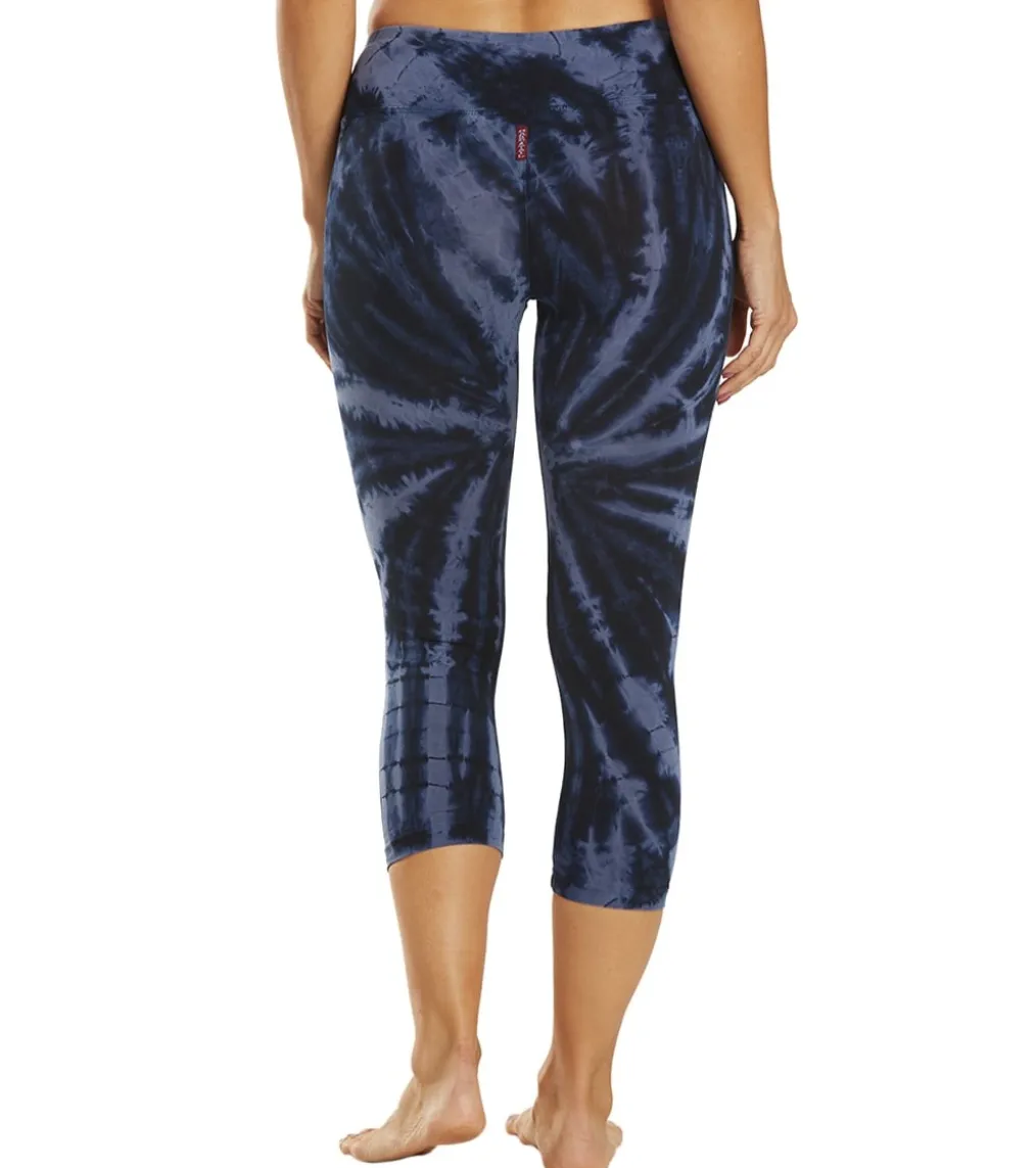 Hard Tail Flat Waisted Cotton Yoga Capris