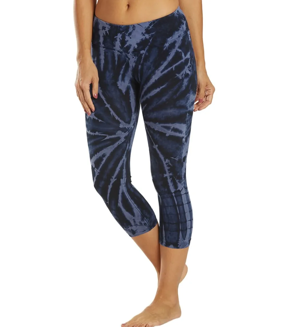 Hard Tail Flat Waisted Cotton Yoga Capris