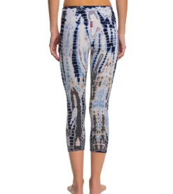 Hard Tail Flat Waisted Cotton Yoga Capris