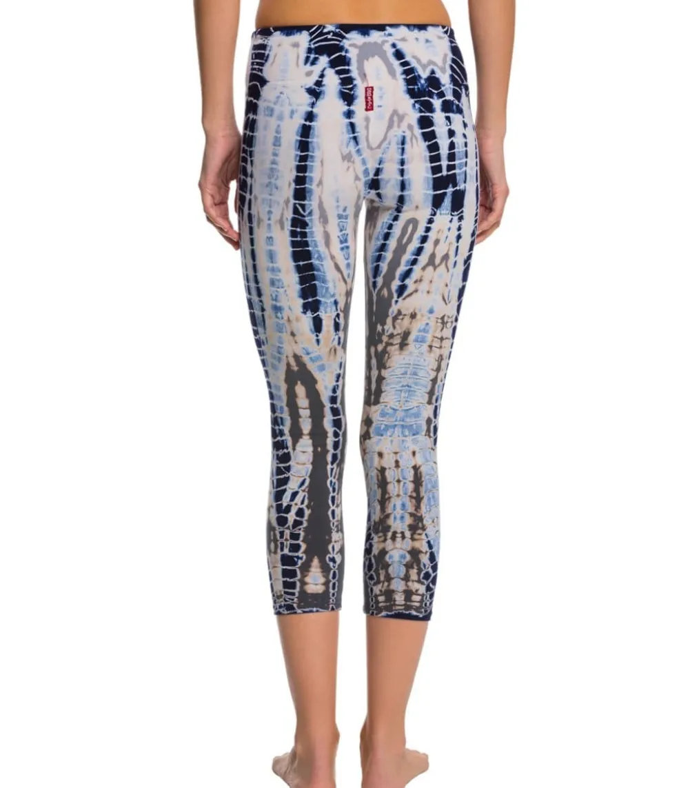 Hard Tail Flat Waisted Cotton Yoga Capris