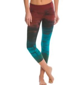 Hard Tail Flat Waisted Cotton Yoga Capris