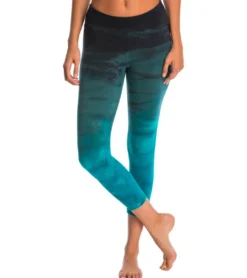 Hard Tail Flat Waisted Cotton Yoga Capris