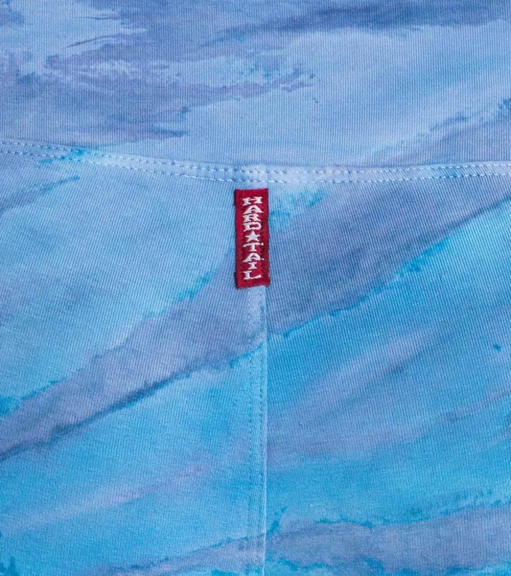 Hard Tail Flat Waisted Cotton Yoga Capris