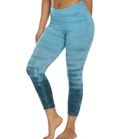 Hard Tail Flat Waisted Cotton Yoga Capris