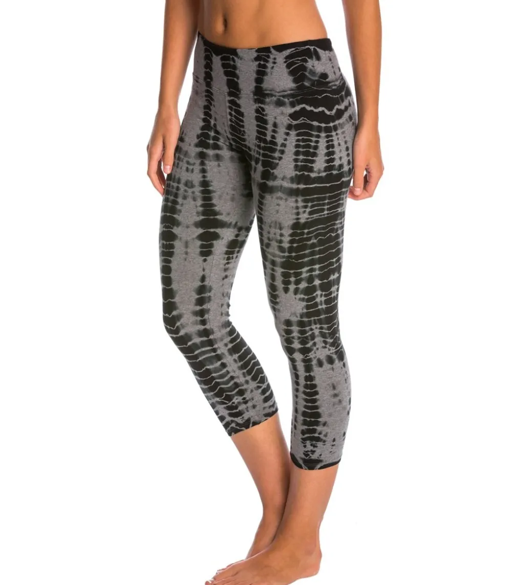 Hard Tail Flat Waisted Cotton Yoga Capris