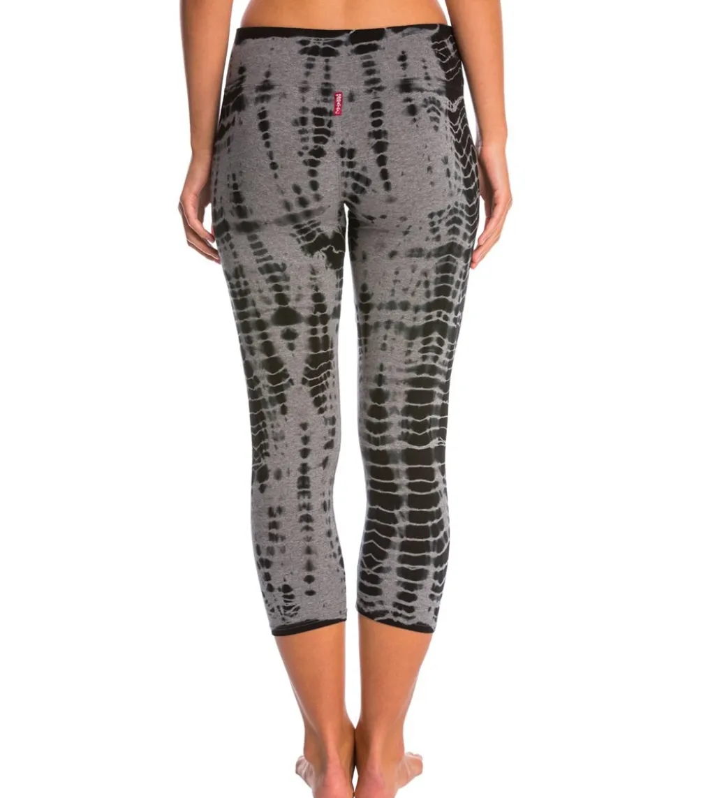 Hard Tail Flat Waisted Cotton Yoga Capris