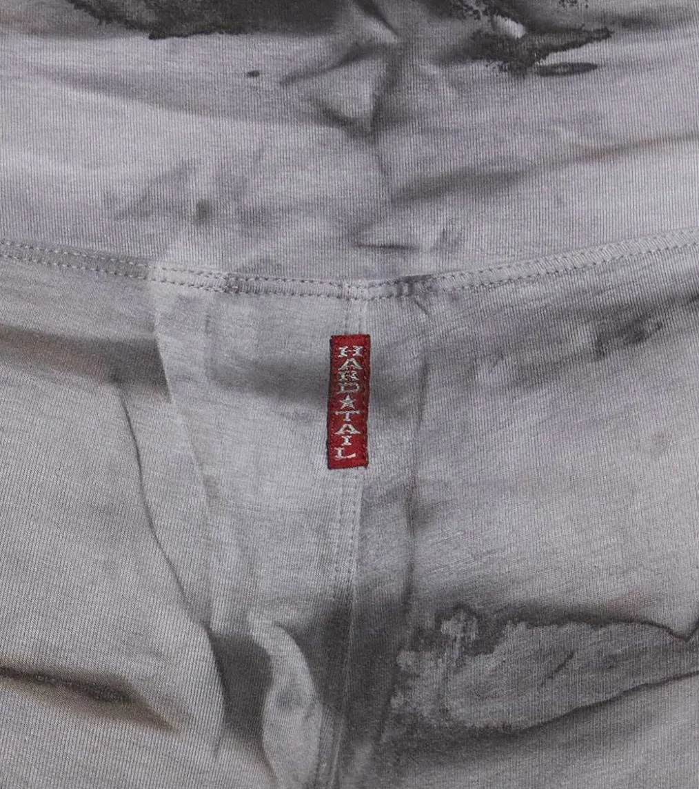 Hard Tail Flat Waisted Cotton Yoga Capris