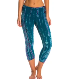 Hard Tail Flat Waisted Cotton Yoga Capris