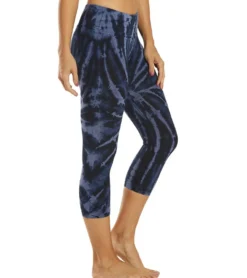 Hard Tail Flat Waisted Cotton Yoga Capris