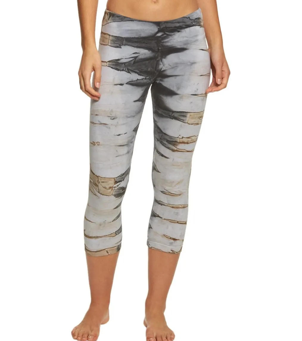 Hard Tail Flat Waisted Cotton Yoga Capris