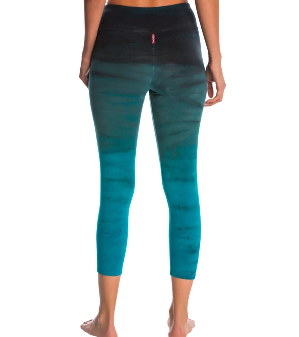 Hard Tail Flat Waisted Cotton Yoga Capris