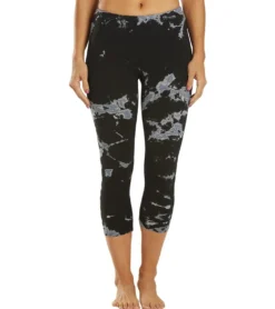 Hard Tail Flat Waisted Cotton Yoga Capris