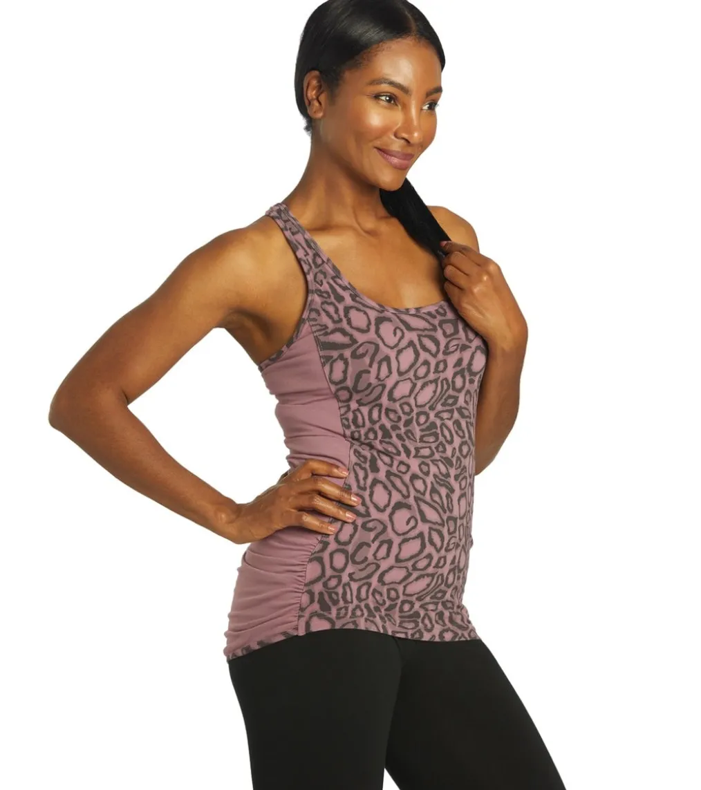Hard Tail Hip Shirred Butterfly Tank