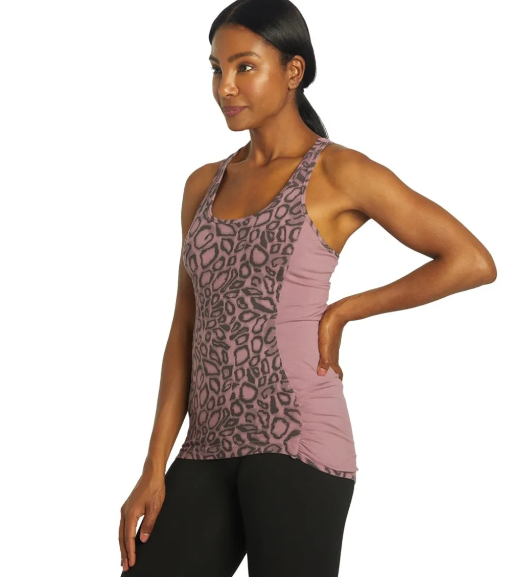 Hard Tail Hip Shirred Butterfly Tank