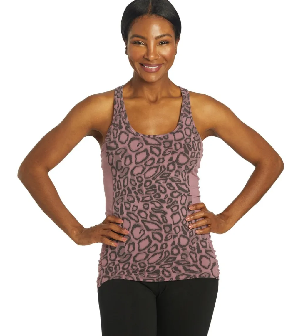 Hard Tail Hip Shirred Butterfly Tank
