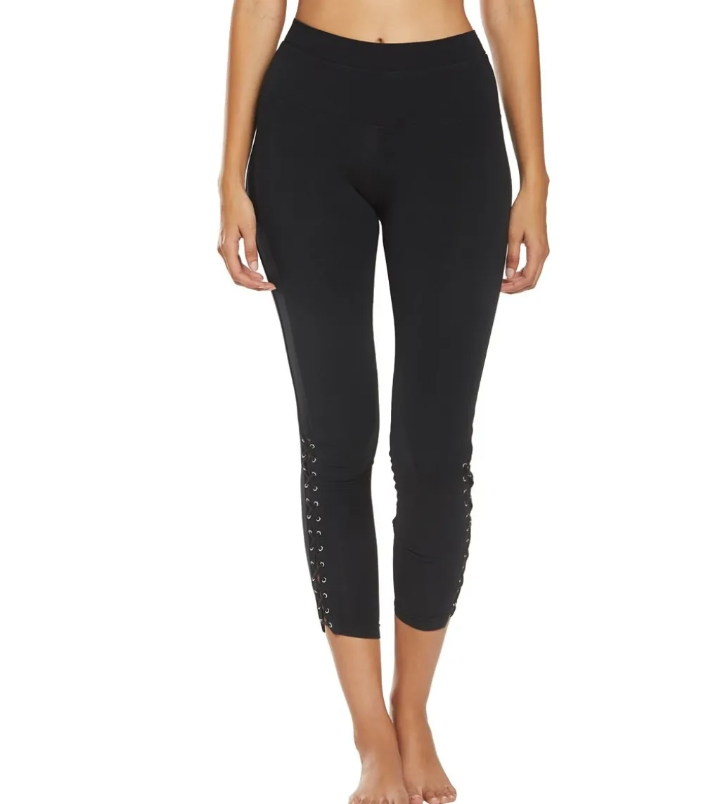Hard Tail Laced Yoga Capris