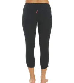 Hard Tail Racer Stripe Flat Waist Ankle Leggings