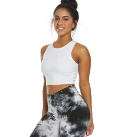 Hard Tail Wrap Back Yoga Crop Top